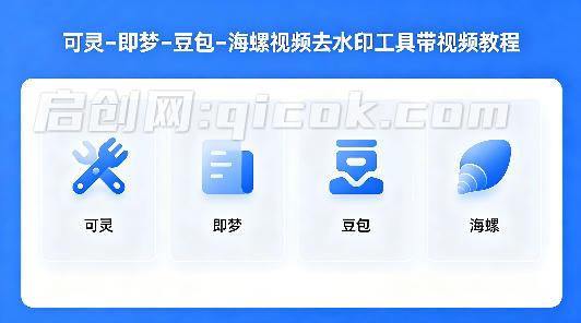可灵–即梦–豆包–海螺视频去水印工具带视频教程-智点网