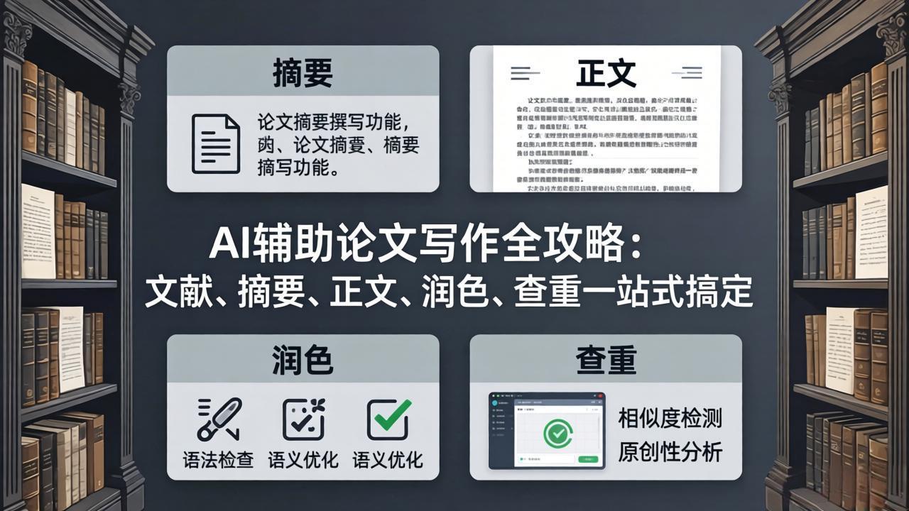 AI辅助论文写作全攻略：文献、摘要、正文、润色、查重一站式搞定-智点网