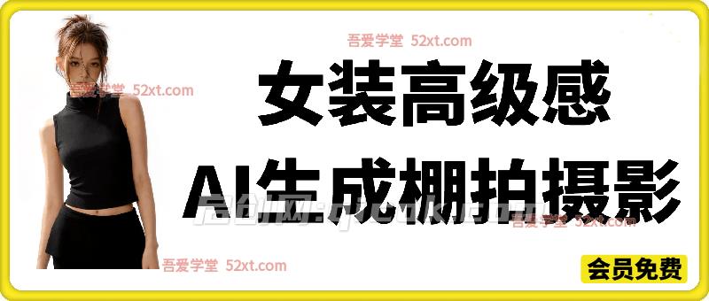 （女装高级感）棚拍摄影AI生成教学SOP-智点网