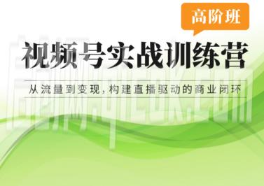 张萌视频号实战训练营高阶班26年4月-智点网