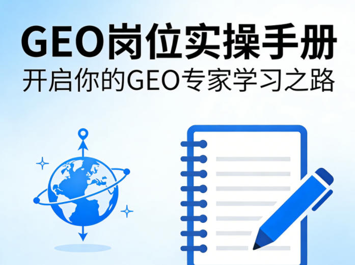 GEO岗位实操手册，开启你的GE0专家学习之路-智点网