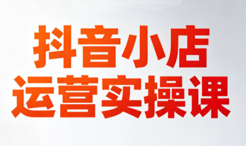 李老师·抖音小店运营实操课(更新2026)-智点网