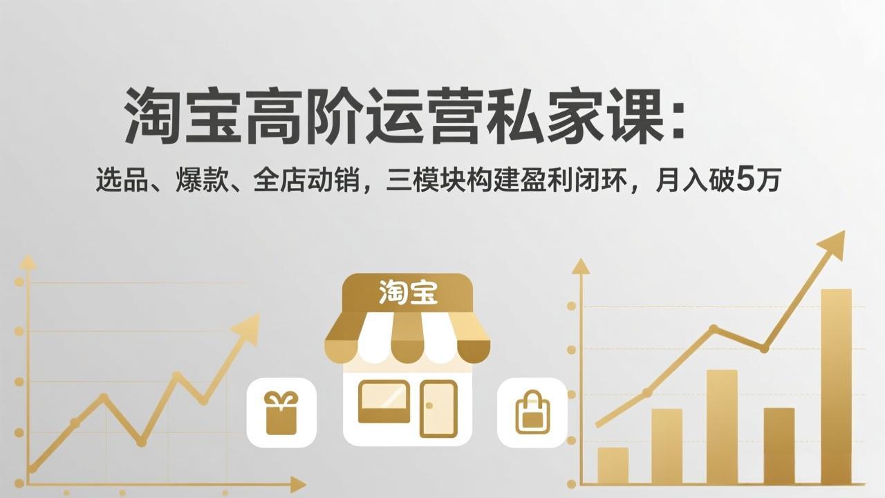 淘宝高阶运营私家课(更新26年4月18-智点网