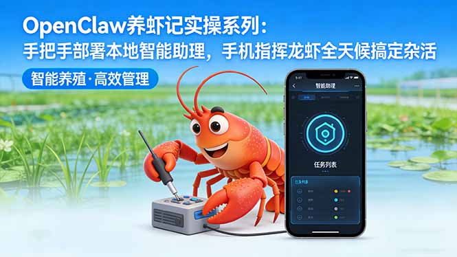 OpenClaw养虾记实操系列-更新：手把手部署本地智能助理，手机指挥龙虾全天候搞定杂活-智点网