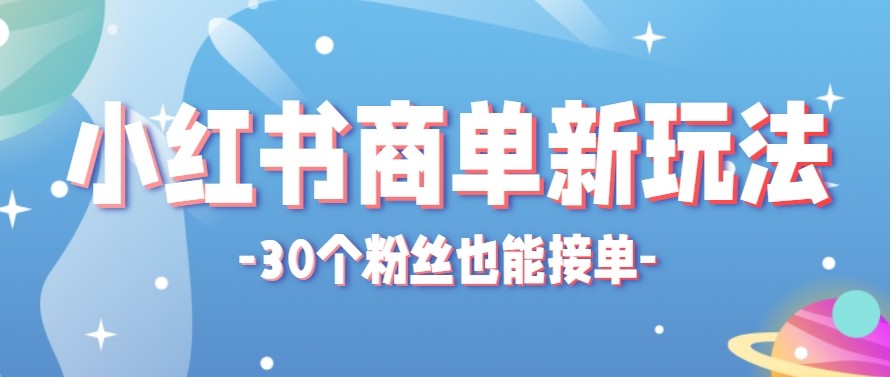 合新手小白操作的小红书商单新玩法，低粉丝也能接单，一个月接三单赚了150+！-智点网