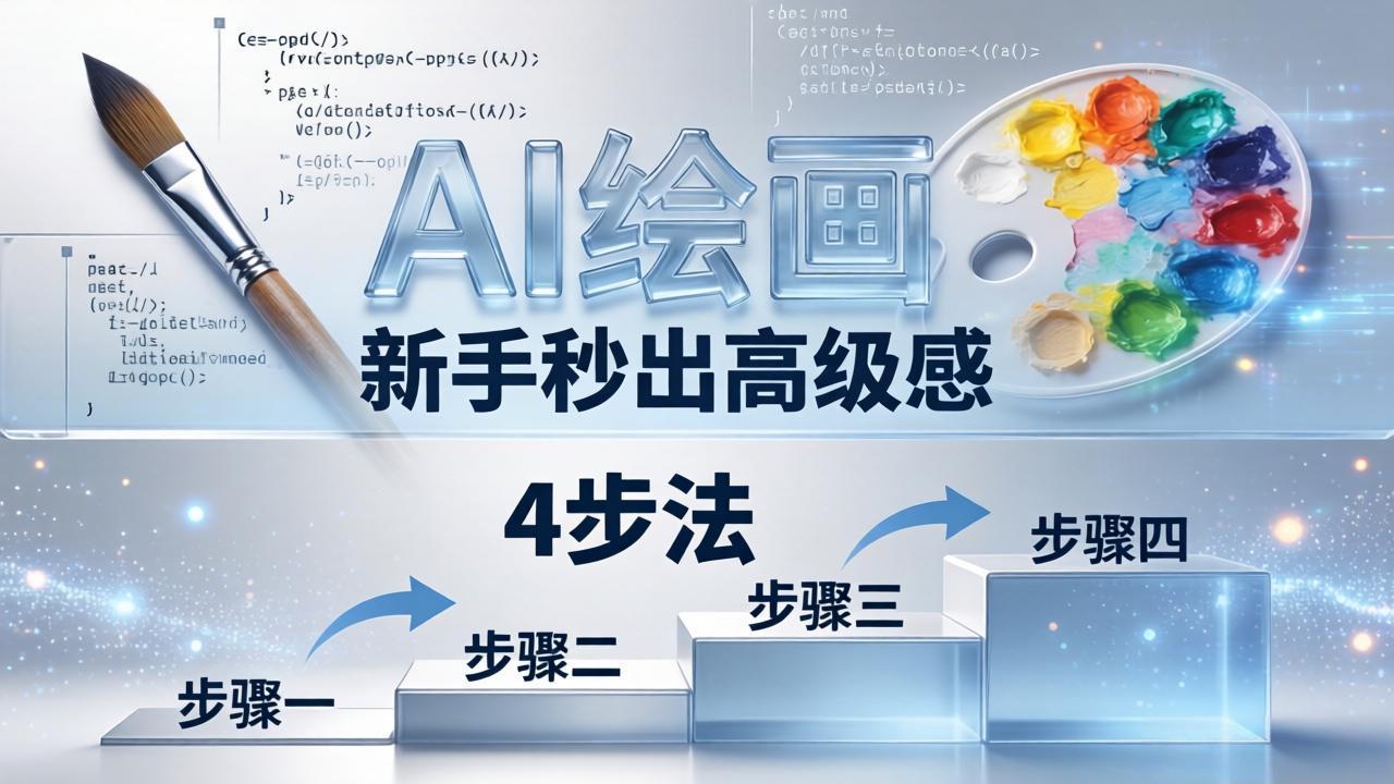 AI绘画入门别再硬磕了！即梦4步法：万能提示词公式+BRTR框架，新手秒出高级感-智点网