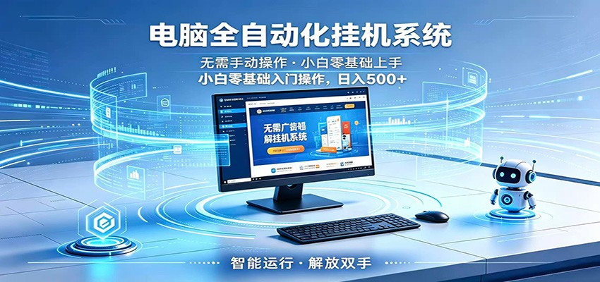 智能广告挂机无需值守，小白上手轻松实现每日增收-智点网
