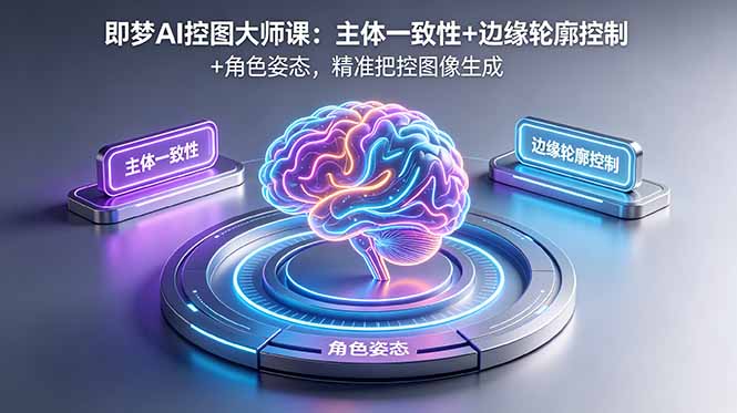 即梦AI控图大师课：主体一致性+边缘轮廓控制+角色姿态，精准把控图像生成-智点网