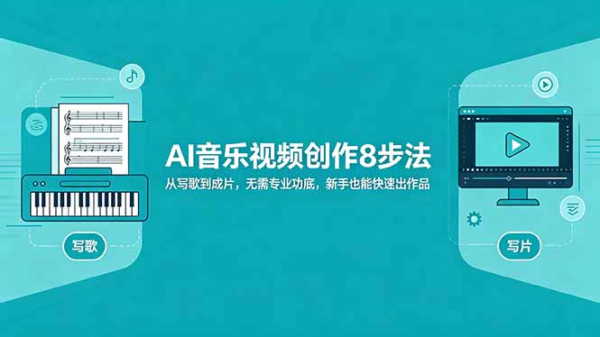 AI音乐视频创作8步法：从写歌到成片，无需专业功底，新手也能快速出作品-智点网