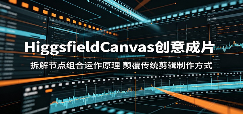 HiggsfieldCanvas创意成片：拆解节点组合运作原理，颠覆传统剪辑制作方式-智点网