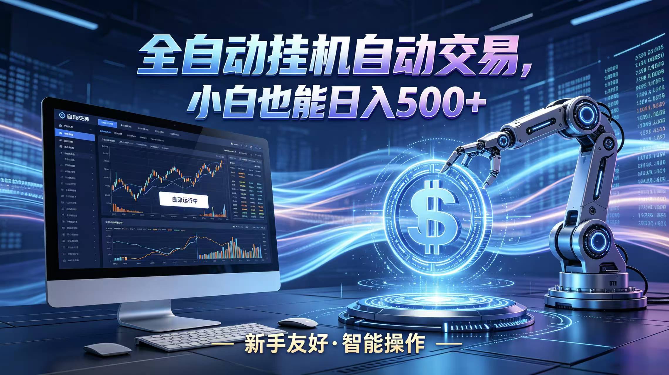 全新智能化交易助手，傻瓜式操作，小白也能快速上手，轻松实现日入500+-智点网