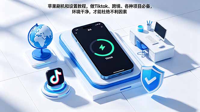 苹果刷机和设置教程，做Tiktok、跨境、各种项目必备，环境干净，才能杜绝不利因素-智点网