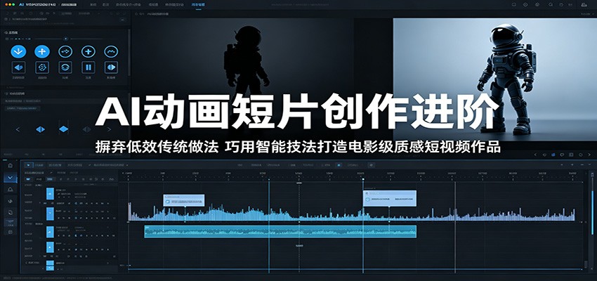 AI动画短片创作进阶：摒弃低效传统做法，巧用智能技法打造电影级质感短视频作品-智点网