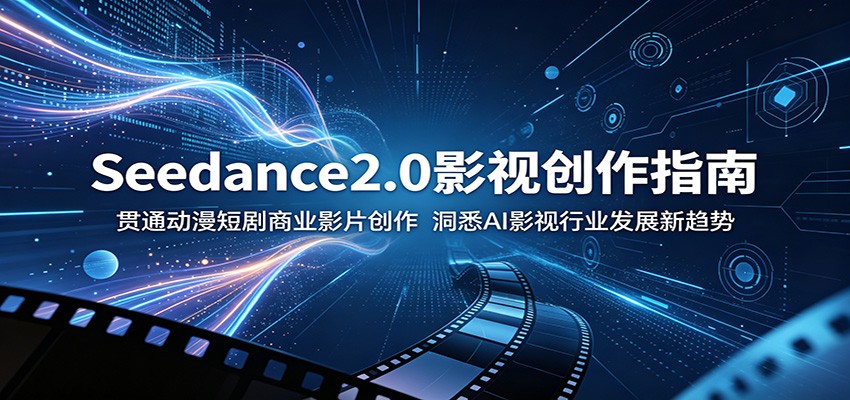 Seedance2.0影视创作指南：贯通动漫短剧商业影片创作，洞悉AI影视行业发展新趋势-智点网