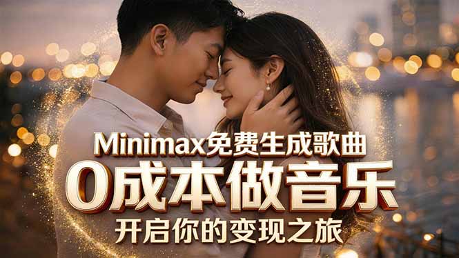 Minimax免费生成歌曲实测！0成本做音乐，说唱流行Lofi一键生成-智点网