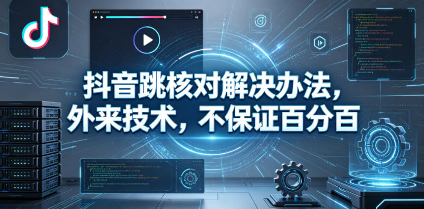 抖音跳核对解决办法，外来技术，不保证百分百-智点网