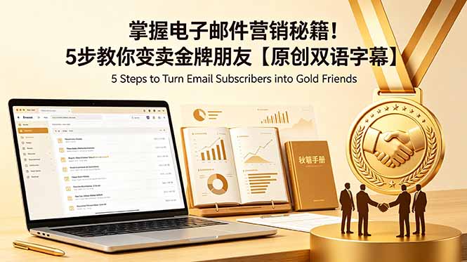 掌握电子邮件营销秘籍！5步教你变卖金牌朋友【原创双语字幕】-智点网