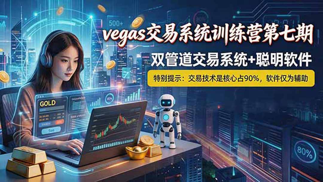 【海外美金AI搬砖】Vegas交易技术+聪明软件， 黄金期货日赚50-1000U， 长期稳定，小白轻松上手-智点网