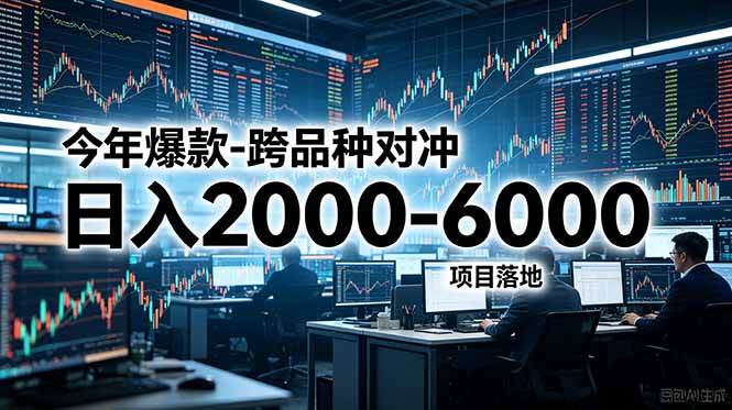 今年爆款-跨品种对冲日入2000-6000，项目落地！-智点网