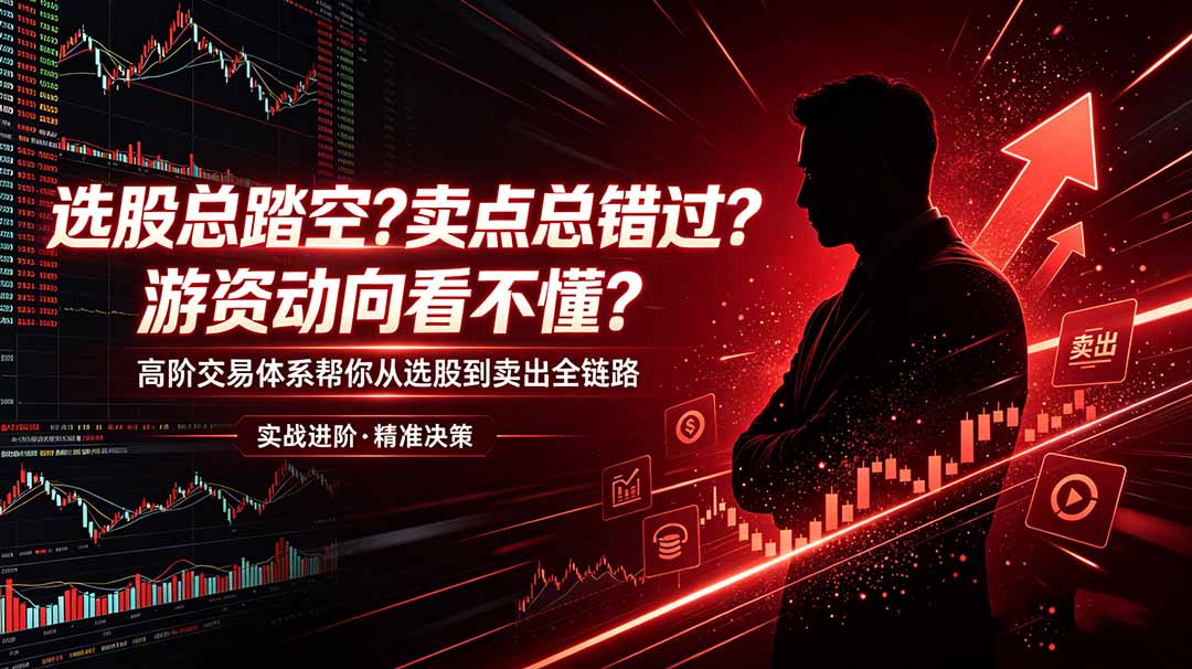 选股总踏空？卖点总错过？游资动向看不懂？高阶交易体系帮你从选股到卖出全链路(更新6月-智点网
