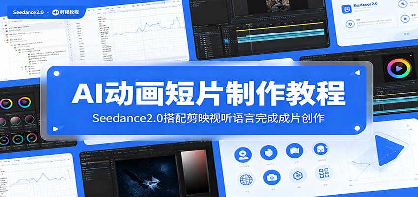 AI动画短片制作教程：Seedance2.0搭配剪映视听语言完成成片创作-智点网