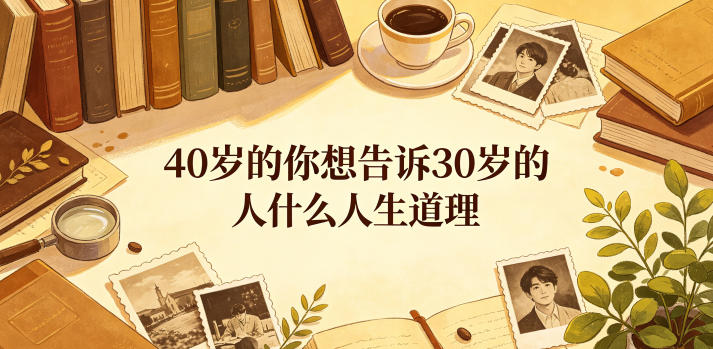 公众号付费文章：40岁的你想告诉30岁的人什么人生道理？-智点网