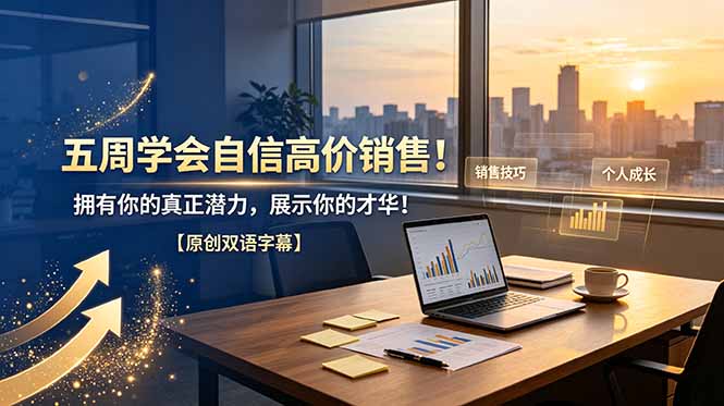 五周学会自信高价销售！拥有你的真正潜力，展示你的才华！【原创双语字幕】-智点网