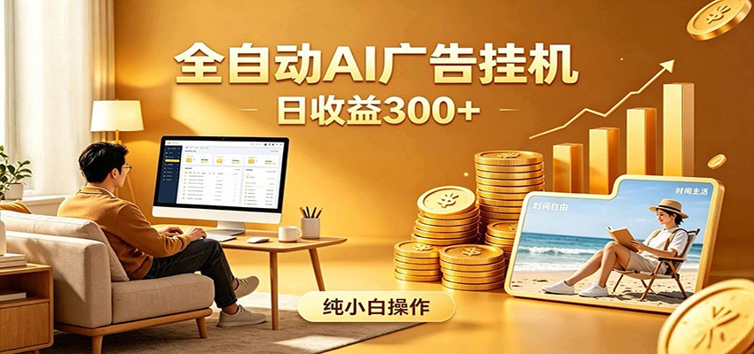 AI风口项目，全程解放双手，后台自动运行赚取收益，每天稳定收益300+-智点网