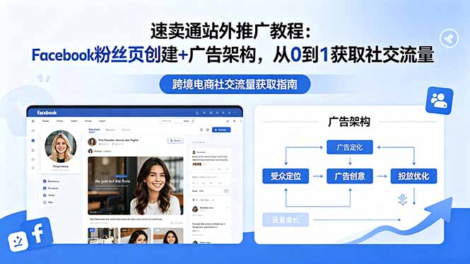 速卖通站外推广教程：Facebook粉丝页创建+广告架构，从0到1获取社交流量-智点网