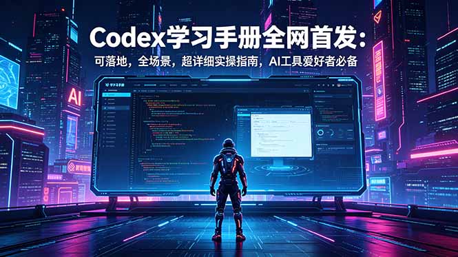 Codex学习手册全网首发：可落地，全场景，超详细实操指南，AI工具爱好者必备-智点网