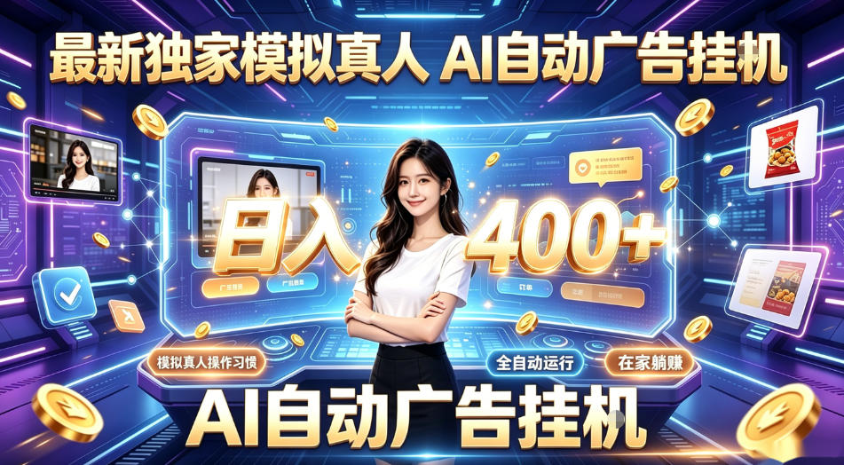 最新独家模拟真人，AI自动挂号挂G，日入400+，全程全自动运行，无需人工【揭秘】-智点网