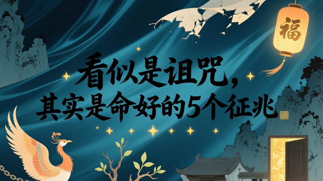 付费文章：看似是诅咒，其实是命好的5个征兆-智点网
