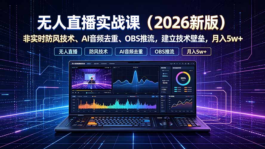 无人直播实战课(更新7月-智点网