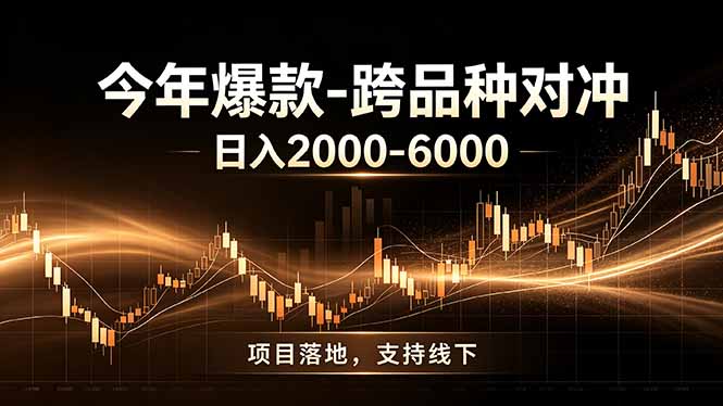 全新跨品种对冲模式上线！日稳定盈利 2000-6000，合规长久可批量放大-智点网
