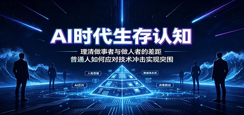 AI时代生存认知：理清做事者与做人者的差距，普通人如何应对技术冲击实现突围-智点网