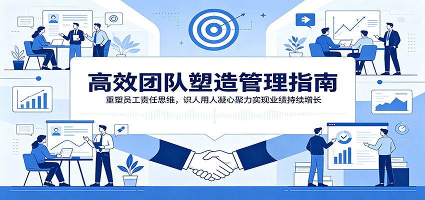 高效团队塑造管理指南：重塑员工责任思维，识人用人凝心聚力实现业绩持续增长-智点网