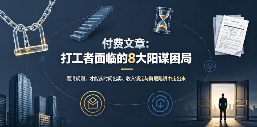 付费文章：打工者面临的8大阳谋困局-智点网