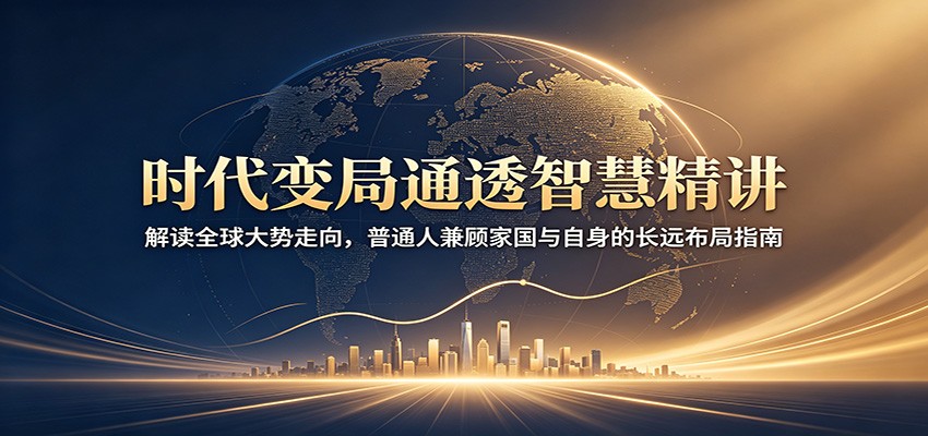 时代变局通透智慧精讲：解读全球大势走向，普通人兼顾家国与自身的长远布局指南-智点网