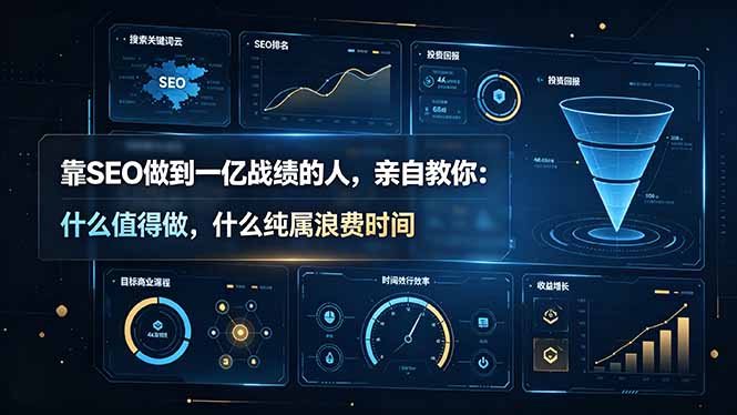 靠SEO做到一亿战绩的人，亲自教你：什么值得做，什么纯属浪费时间【原创双语字幕】-智点网