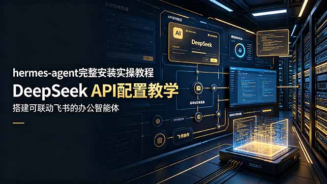 hermes-agent完整安装实操教程，DeepSeek API配置教学，搭建可联动飞书的办公智能体-智点网