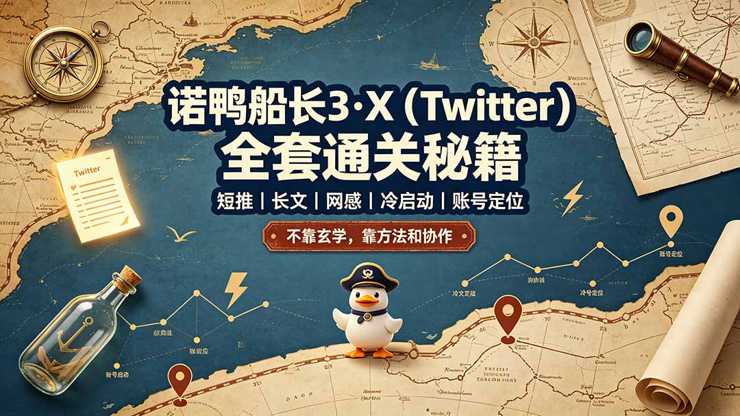 诺鸭船长3·X(Twitter-智点网