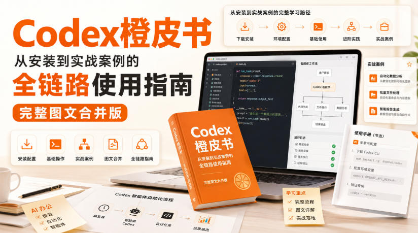 Codex橙皮书，从安装到实战案例的全链路使用指南，完整图文合并版-智点网