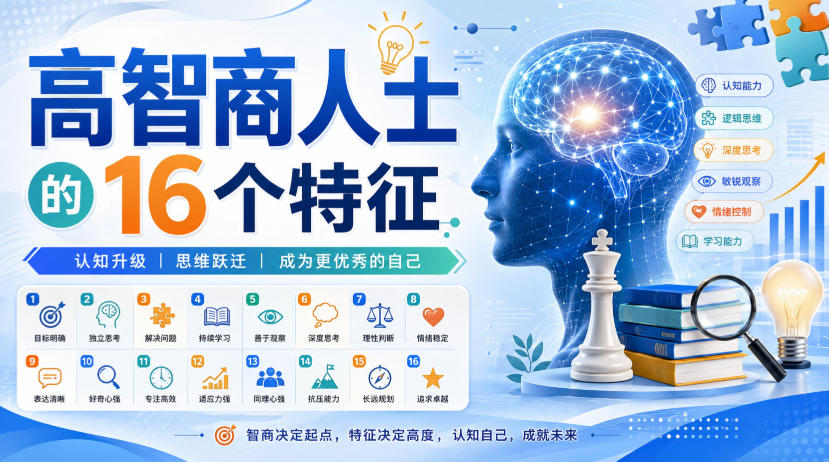 付费文章：高智商人士的16个特征-智点网