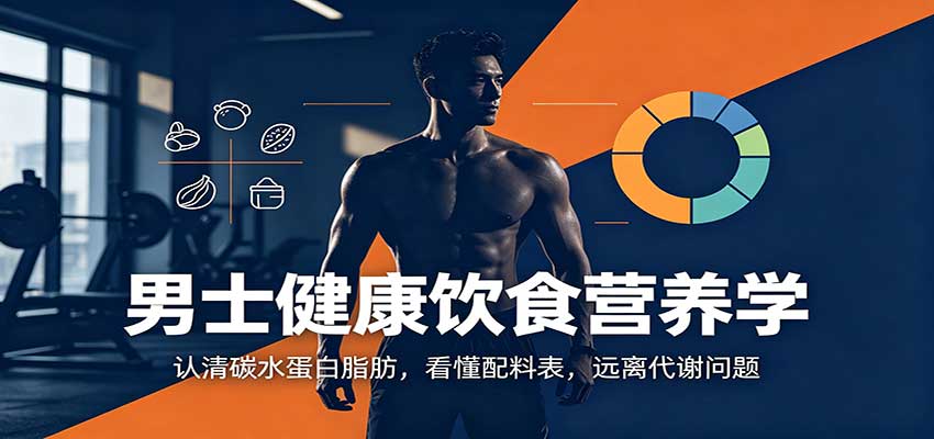 男士健康饮食营养学：认清碳水蛋白脂肪，看懂配料表，远离代谢问题-智点网