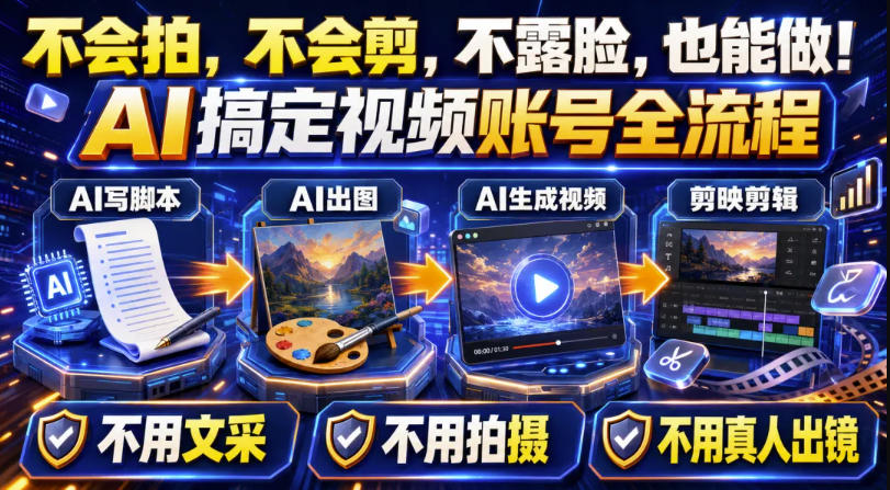 AI短视频起号实战项目，用AI做视频起号，45天涨粉12W，一条广告8.5k，广告接到手软，引流、变现两不误！-智点网