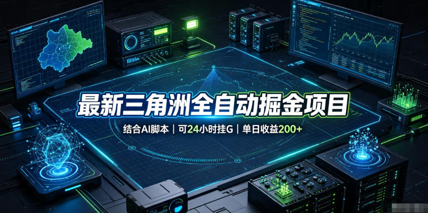 最新三角洲全自动掘金项目，结合AI脚本，可24小时挂G，单日收益200+【揭秘】-智点网