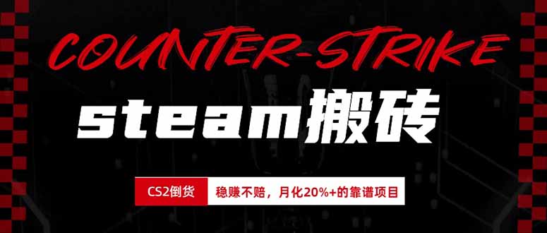 steam搬砖，倒卖cs2饰品，达到月化20%+的收益，真正的靠谱可落地长期项目-智点网