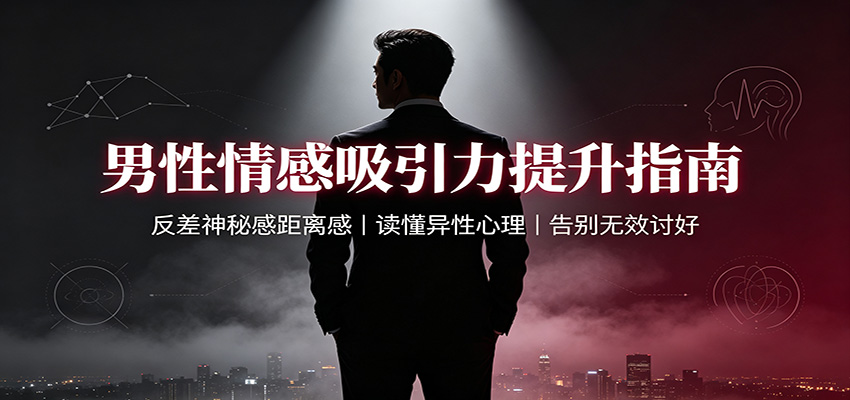 男性情感吸引力提升指南：反差神秘感距离感，读懂异性心理，告别无效讨好-智点网