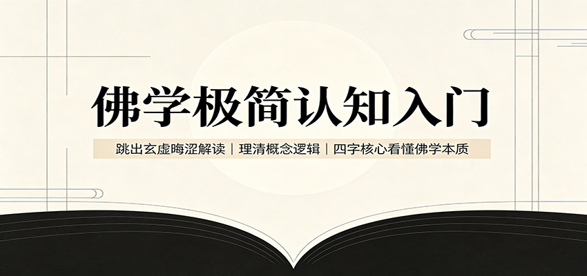 佛学极简认知入门：跳出玄虚晦涩解读，理清概念逻辑，四字核心看懂佛学本质-智点网