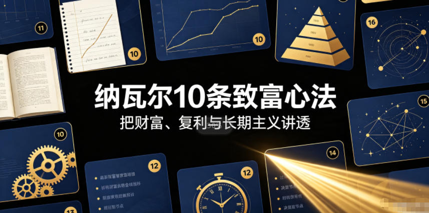 付费文章：纳瓦尔10条致富心法-智点网